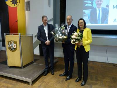 v.l.n.r: Markus Simon, Armin Schwarz, Claudia Paul